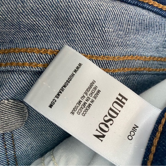 Hudson (27) Nico Mid Rise Medium Wash Denim - Picture 7 of 10